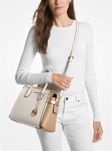 michael kors medium mercer belted|Michael Kors mercer medium satchel.